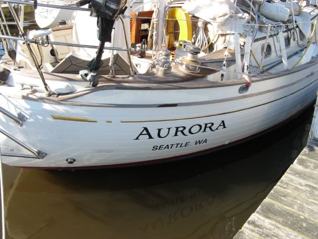 Aurora sporting her new name
