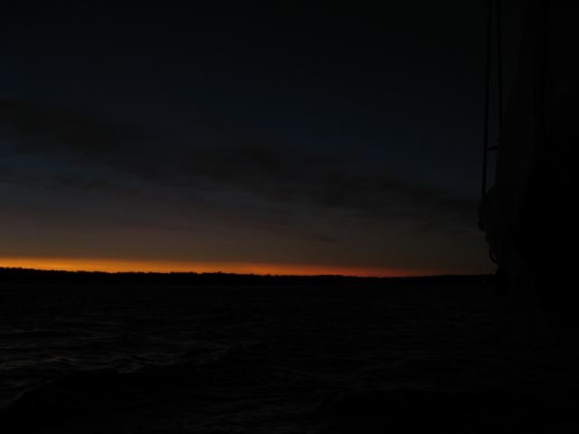 Leaving at dawn from Manhasset Bay