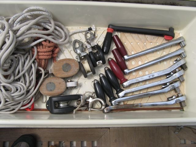 Pricey winch handles and snatch blocks