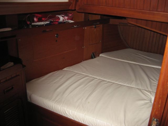 The aft cabin/quarter berth