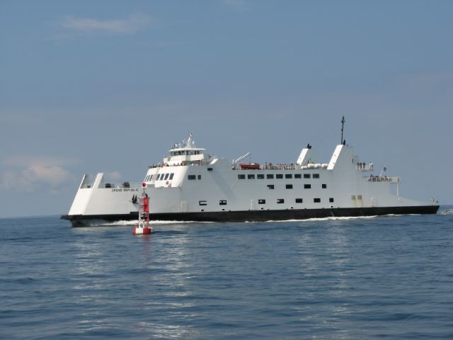The ferry that nearly ran me down