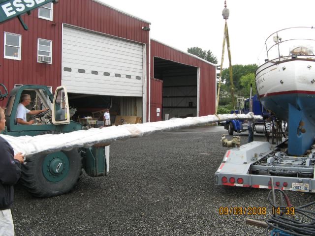 And a mast