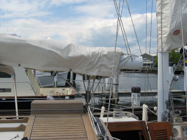 Main boom and mizzen mast