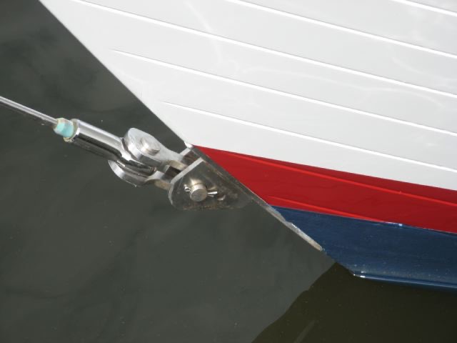 Bobstay and boot stripe